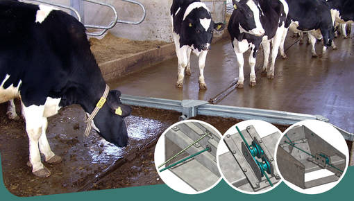 Cross Gutter Scraper - Efficient Manure Removal for the Barn
