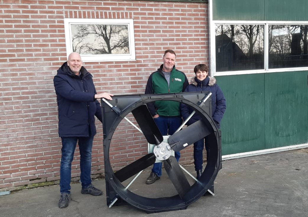 EC Boxfan uitgereikt aan de winnaar van onze beursactie!