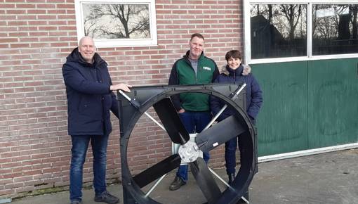 EC Boxfan uitgereikt aan de winnaar van onze beursactie!